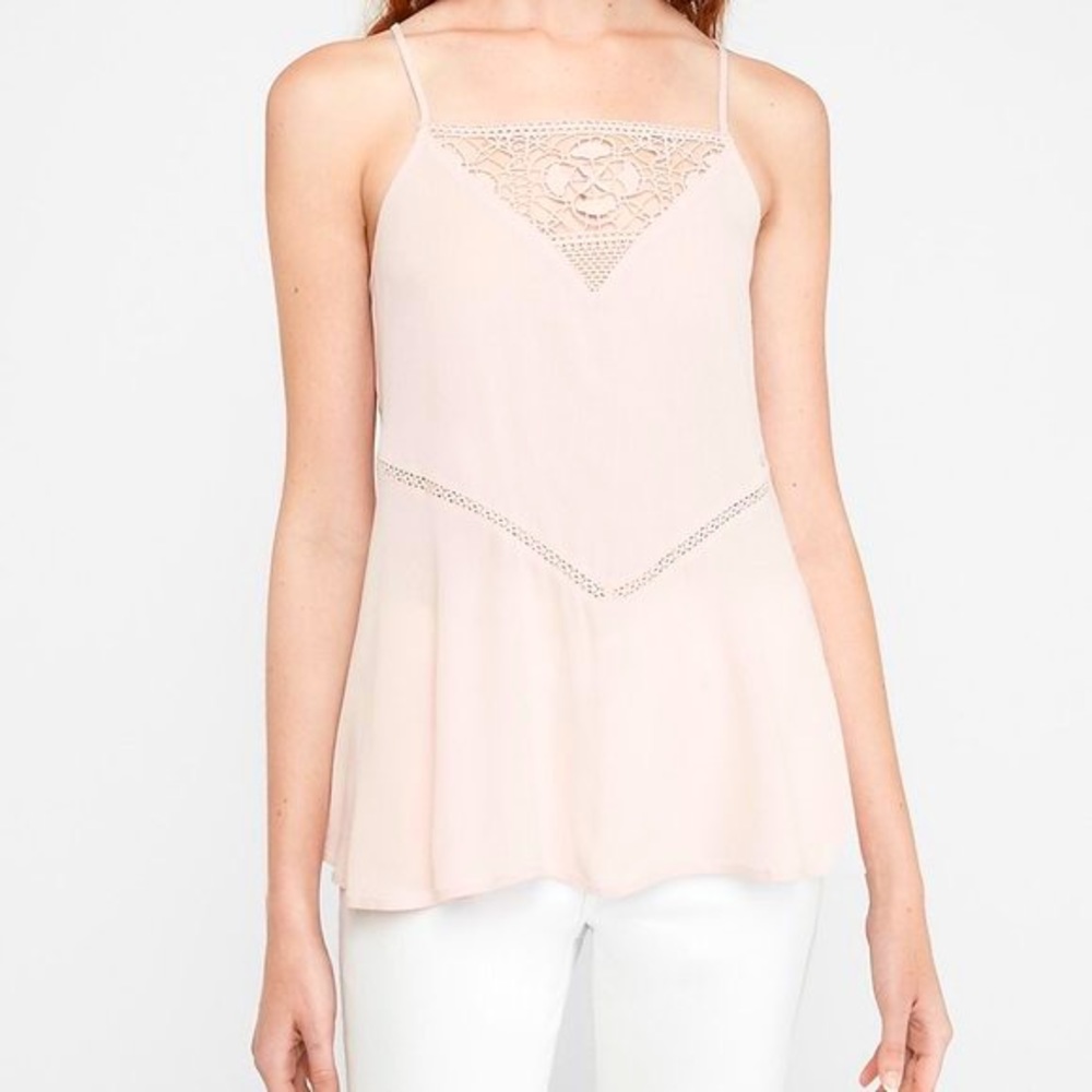 NWT Express lace high-neck cami